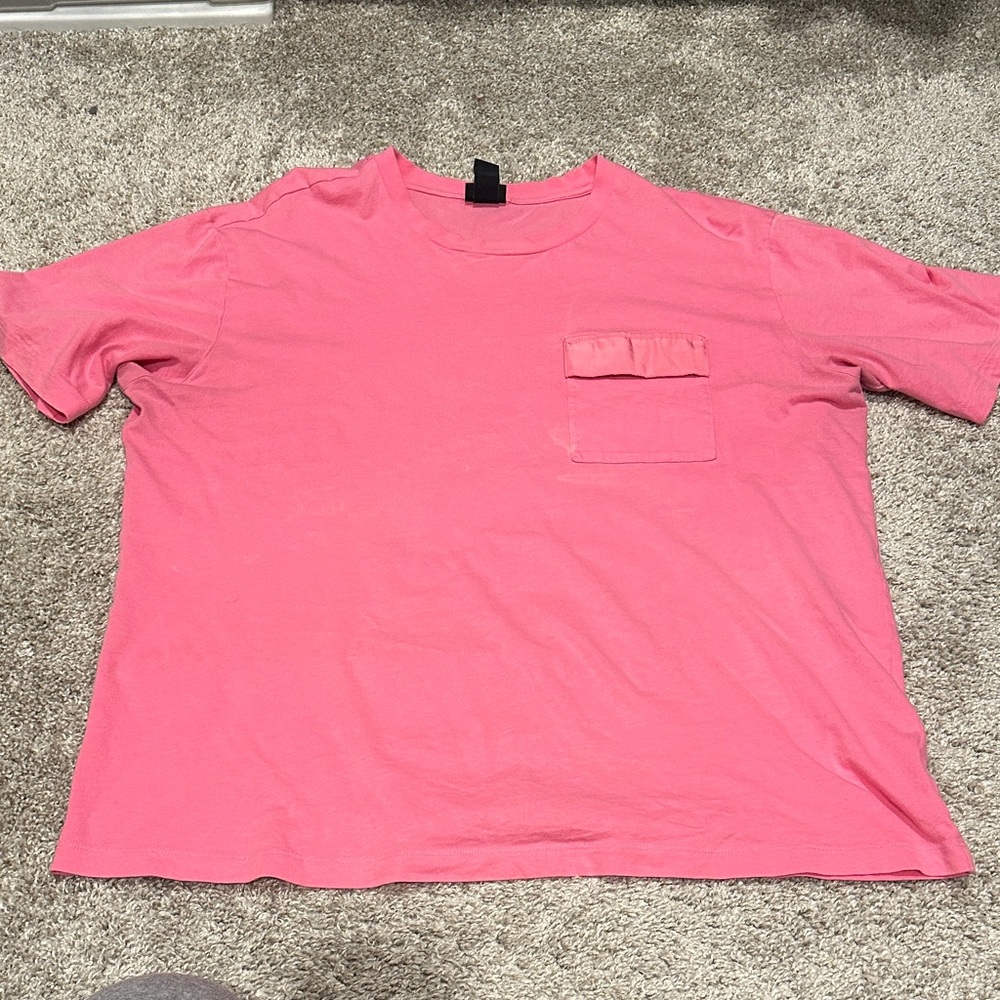 Pink T-Shirt with Pocket
